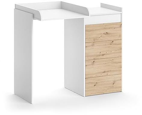 Vicco Waschmaschinenschrank Weiß Alf 116x98x50 cm - Badezimmerschrank für die Waschmaschine, Mehr Stauraum ohne Bodenfläche zu nutzen