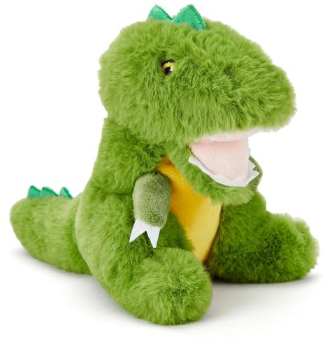 Zappi Co T-Rex Dinosaure 18 cm Peluche Dinosaure en peluche réaliste et doux de la période préhistorique, authentique et fidèle à la réalité, idéal pour le jeu et les amateurs de dinosaures, présenté
