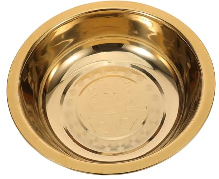 Yardenfun Stainless Steel Washbasin Washing Bowl Dish Pan Basin Tub Round Washbasin Spa Bowl Wash Bowl Vegetable Washing Basin Salon Wash Basin Dish Washing Tub Round Wash Basin Mixing Bowl