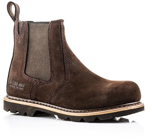 Buckler B1150SM Buckflex Safety Work Boots Chocolate Oil (Sizes 4-13) Men's/Women's Dealer Boot (12)