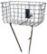 Basil Unisex – Erwachsene Robin Fahrradkorb, Silber, 10 Kg
