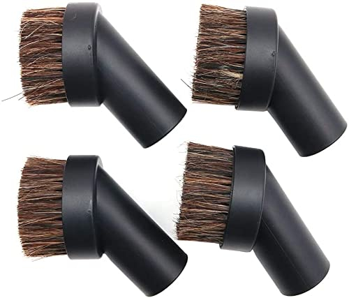 Namvo - 4 Piezas de Accesorios para aspiradora con cerdas Suaves de Crin de Caballo, Cepillo para Polvo, Cepillo para Polvo, Herramientas