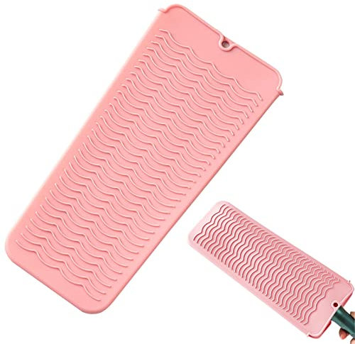 Pad isolante termico in silicone per piastra per capelli - Tappetino per isolamento termico,Tappetino in silicone resistente al calore, cuscinetto resistente al calore in ferro