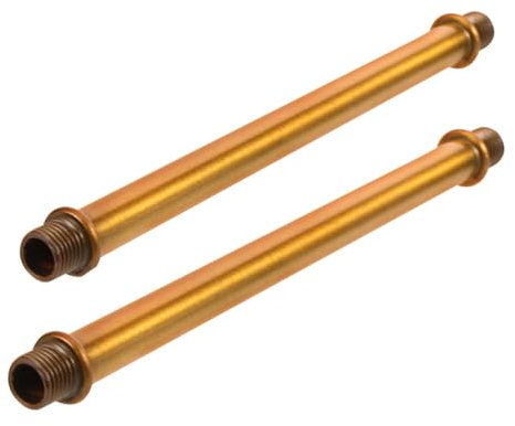 NUOBESTY 2pcs Standard Lamp Fitting Connectors M10 Threaded Pipe for Enhanced Lighting Stability