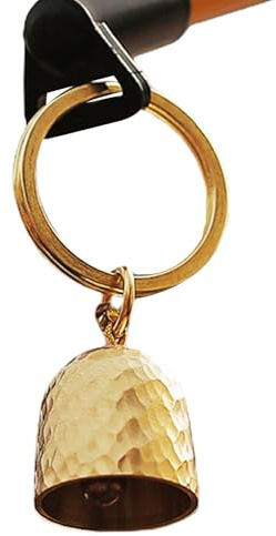 Campanello per porta, piccoli ornamenti vintage in ottone, campane per maniglia della porta, per Halloween, ingresso, giardino, negozio, ufficio, ristorante, hotel, cucina, vacanze, preghiera di