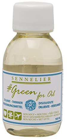 Sennelier Green for Oil Verdünner, ungiftig, natürlich, 100 ml