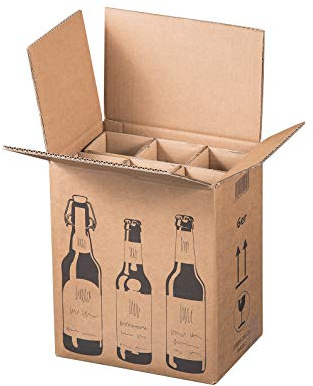 Caja de cartón para 6 botellas de cerveza (certificado PTZ – DHL) (10)