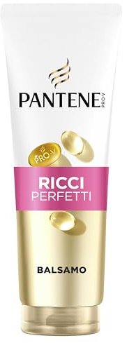 Pantene Pro-V Balsamo Ricci Perfetti 350ml per Ricci Crespi e Ribelli. Balsamo Uso Quotidiano. Con Pro-Vitamina B5 e Miscela di Nutrienti. Senza Olio Minerale e Coloranti. Tecnologia Active Nutri-Plex