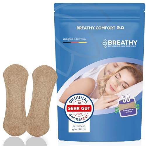 50 Nasenpflaster schnarchen Schnarchstopper neuer Shape inkl. Reisebox (anti schnarch Nasenpflaster besser Atmen) nose Strips gegen Schnarchen Nasenstrips Schnarchen Stopper schnarchen verhindern