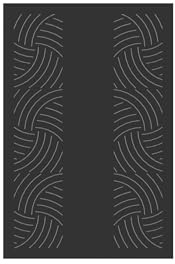 Plaque Murale Essentiel Noire L80 H120 - LE MARQUIER