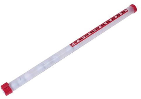cadciehe Golf Ball Retriever for Holding 21 Balls Professional Picker Golf Ball Shag Tube Plastic Release Retrievers Collector Practice Pick-up Sucker Tool, 35.8 Inch Red