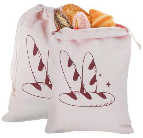 Reusable Bread Bags – 2 Pack Eco-Friendly Storage Bags for Homemade Bread