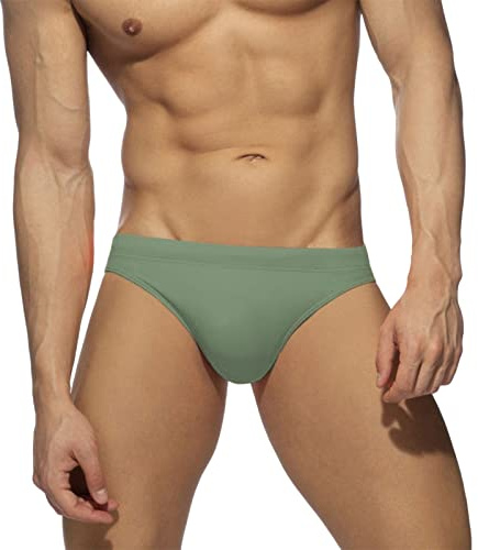 Costume Piscina Uomo Slip Vita Bassa con Pad Rimovibile Parigamba Mare Nuoto Stampa Costumi da Bagno Imbottiti Swimwear Bottoms Slip da Nuoto Uomo