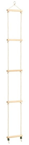 Snsowed Scala di Corda per Bambini in Legno Massello e PE 30x168 cm,Bebè e Bimbi,Attrezzature attività e Giochi per Bebè,Giochi multiattività per bebè-91936