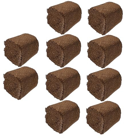 Milisten 10piezas Bloques De Cultivo Sin Suelo Cultivo Hidropónico Con Buena Permeabilidad Al Aire y Rápida Degradación Bloques Ligeros Para Planteles De Plantas y Huertos Casa