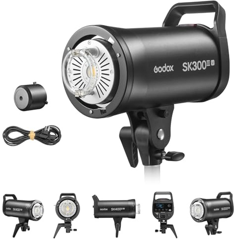 GODOX SK300IllV/SK400IllV - Flash profesional de estudio 2026 (SK300IllV)