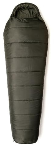 Snugpak Sleeper Extreme WGTE Sleeping Bag - Warm, Durable, Mummy Sleeping Bag - Camping with Insulated Baffle, Two-Way Zips for Camping & Outdoors - Compression Sack Included - Olive