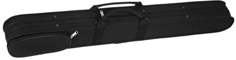 LOVIVER Kontrabassbogen, Bogentasche aus Oxford-Stoff, wasserdichte Bogenbox, Kontrabassbogenetui für Reisen, Outdoor, Camping, Bühnenauftritte, Schwarz