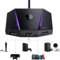 PUSOKEI VX2 AimBox Spielkonsole Maus- und Tastaturkonverter, APP Steuerung Maus Tastatur Adapter mit RGB Licht und 3,5 mm Audiofunktion, kompatibel mit PS 4, X Box Series X/S, X Box One