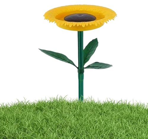 Dewireaey Mangiatoia Per Uccelli Selvatici - Alimentatori Di Cibo Per Uccelli All'Aperto,Autoportante A Forma Di Girasole Per Osservazione Fauna Selvatica Da Giardino Cortile Terrazzo