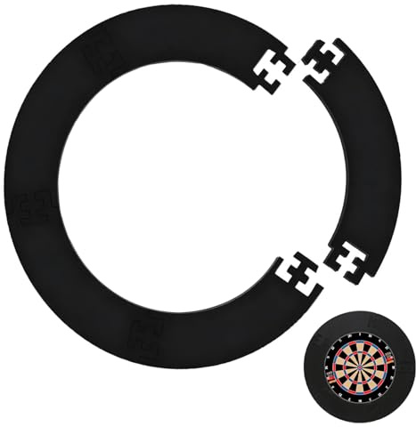 TENGWA Anillo Protector 5 Piezas Dart Catchring de Pared Anillo Interior 45 cm Exterior 72 cm Protector Diana Dardos EVA Line Surround Tamaño Oficial Uso Doméstico y Exterior