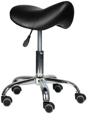 Sgabello da sella ergonomico, sgabello girevole regolabile con ruote, adatto for saloni, istituti medici e sale massaggi(47-63cm)
