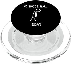 No bocce ball today giocatore di Bocces Petanque Bocce PopSockets PopGrip per MagSafe