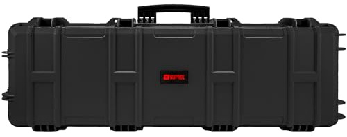 NUPROL Waterproof Hard Case - Large (109 x 39 x 15cm) with Wave Foam (Black)