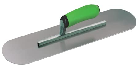 Llana alisadora hormigón Hi-Craft® de 35 cm con mango de agarre suave, Paleta, Fratasadora, Palustre hormigón, herramienta, yeseros, (35 x 10 CM)