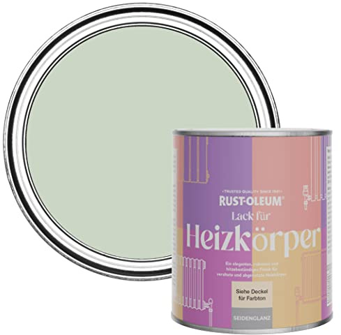 Rust-Oleum Green Heat Resistant Radiator Paint in Satin Finish - Laurel Green 750ml