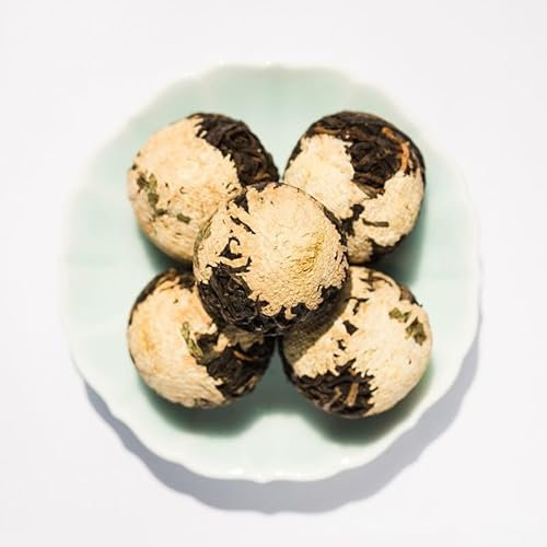 Thé noir au Chrysanthème blanc boules XL, Thé noir, 100% naturel