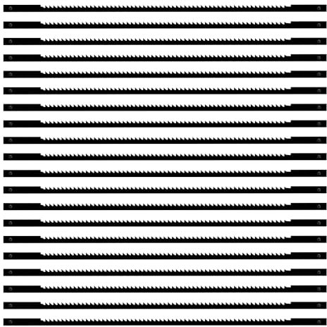 VooGenzek 20 PCS Scroll Saw Blades Set, 15 Teeth Carbon Steel Coping Saw Blade, Pinned Scroll Saw Blade, for Sawing Wood, Plastic, Foam, Soft Metals