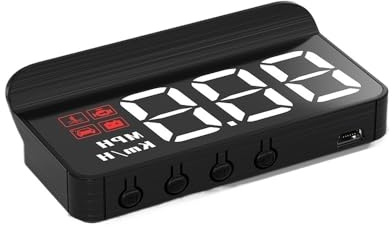 Huvuden upp display bil auto HUD huvud uppvisning projektion på glas bil hastighet vindruta projektor hastighetsmätare larm elektroniska tillbehör bilhuvuden upp display (M3-OBD2)