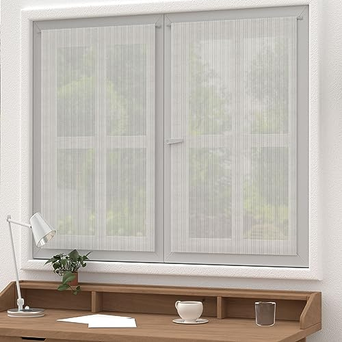 Soleil d'ocre, Paire de Brise bise 60x160 cm Bella Argent