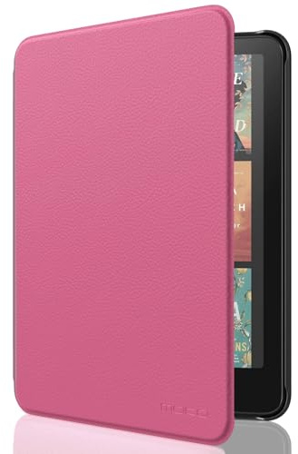 MoKo Funda para 7 Kindle Paperwhite 12ª Gen& Colorsoft 2024, Frambuesa