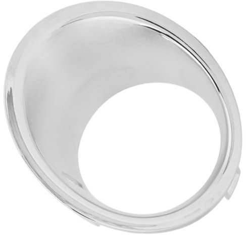 Riloer Fog Light Covers, 1x Fog Lights Bezel, Front Bumper Fog Light Fog Lamp Bezel Cover Trim Compatible with Mini Cooper R55 R56 R57, Chrome Right