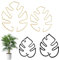 CHIHOLEN Monstera - Soporte para plantas (4 unidades)