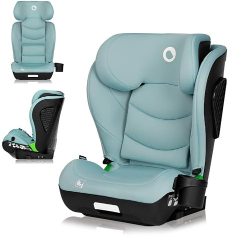 LIONELO NEAL I-SIZE Kindersitz, Gruppe 2 3, von 100-150 cm Von ca. 3 bis 12 Jahren Befestigung ISOFIX oder ohne Gurte Verstellbare Kopfstütze Seitenschutz Armlehnen Standard R129