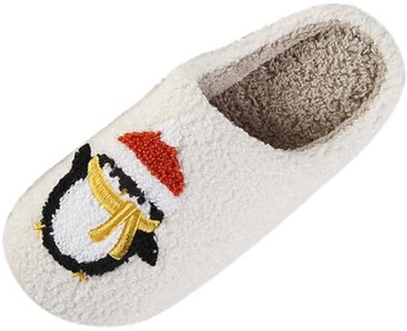 pantoffeln damen winter Hausschuhe Damen Winter Warm Memory Foam Plüsch Pantoffeln Schlupfschuhe Cute Pelzigen Flache Hause Schuhe Lustige Filzpantoffeln Geschlossene Pantoletten Weiß 42