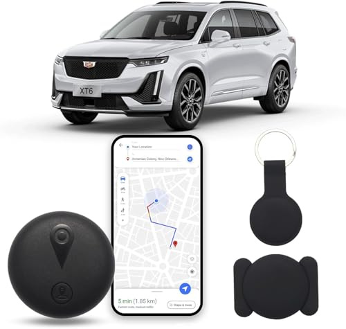 Mini GPS Car Tracker Device – Vehicle Tracker No Monthly Fee, Real-Time GPS Car Tracker Tag with Phone App for Android & iOS, Small Magnetic Van Tracker for Cars, Bikes, Luggage, Pets, UK Coverage