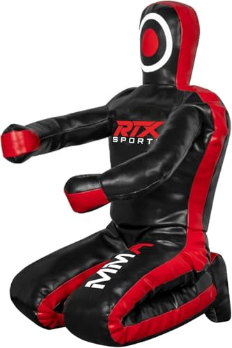 MMA Judo Grappling Dummy Boxing Bag Brazilian BJJ Jiu Jitsu Sitting Position Wrestling BJJ Dummy Martial Arts Boxing Box Training Dummies Rexine - Unfilled