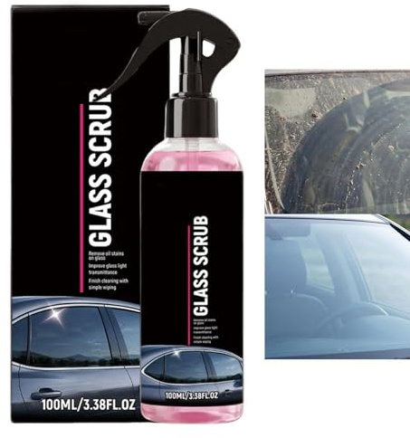 Glasrengöringsmedel I Skumform 100ml Osynlig kraftfull rengöringsvätska | Glasrengöringssprej För För , Fordon, Backspeglar, Badrum, , Hus, Utomhusbruk Och Inomhusbruk, Familjen
