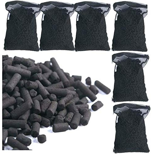 Wave Point 20 lbs Premium Grade Virgin Activated Carbon in 20 Media Bags for Aquarium Fish Pond Canister Filter (Pellet)
