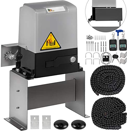 VEVOR Automatischer Schiebetüröffner Gangantrieb 1500 kg Infrarot-Sensor Fernbedienungsreichweite 70 m für Haustor