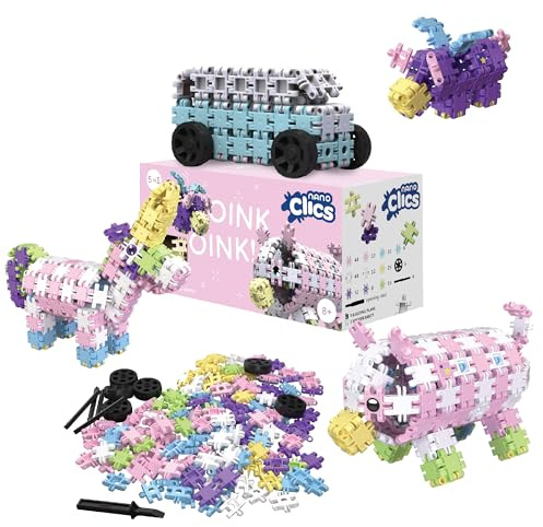 Nano Clics Fantasy Builders 250, giocattolo educativo creativo da costruire per bambini a partire dai 8 anni