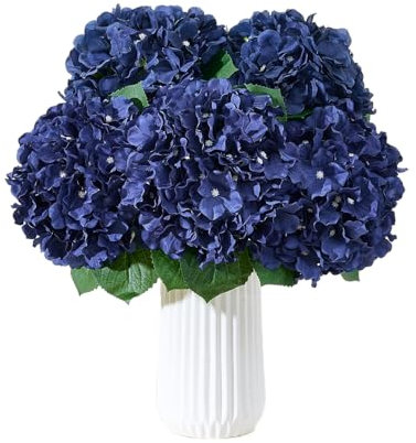 IUKnot 8PCS Hydrangea Artifiical Flowers