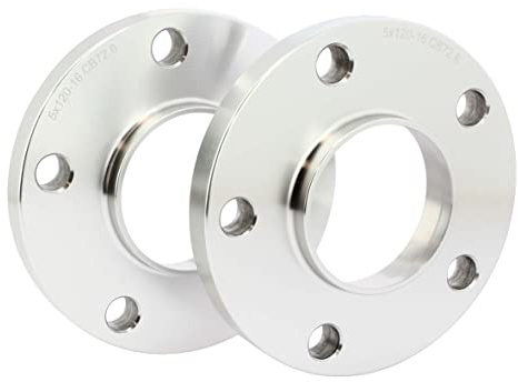 S SUMEX Separadores de Rueda Kit de 2 Piezas de Grosor 16mm Anclaje 5x110 Buje 65,1 Tornillos Conicos Metrica 12x1,50
