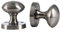 IRONZONE® Mortice Sprung Satin Nickel Classic Door Knob Set Pack Pair Classic Design for Internal Wooden or Oak Doors, Perfect for Any Door (Knob Set)