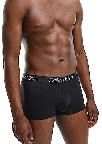 Calvin Klein Boxer Homme Lot De 3 Caleçon Coton Stretch, Noir (Black), S