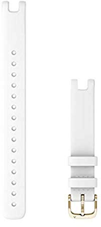 Garmin Bracelet pour montre connectée GPS Lily - Blanc - Cuir italien - Taille L